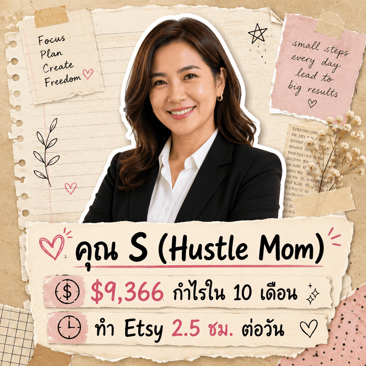 คุณ S — Hustle Mom กับกำไร $10K ใน 10 เดือน